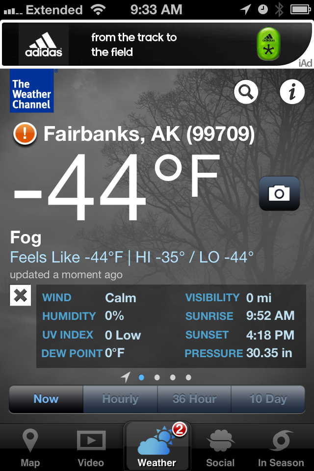 One of those days that I regret requesting the Army to send me to Alaska!!!