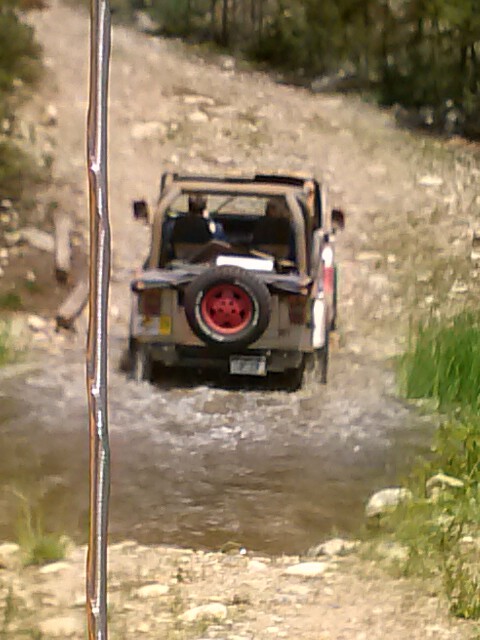 Water Crossing, this was the &quot;dam&quot; for a mountain lake, with a low spot to allow runnoff.