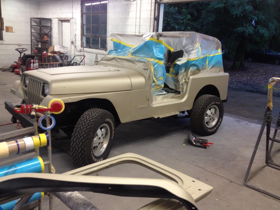 Painted Jeep