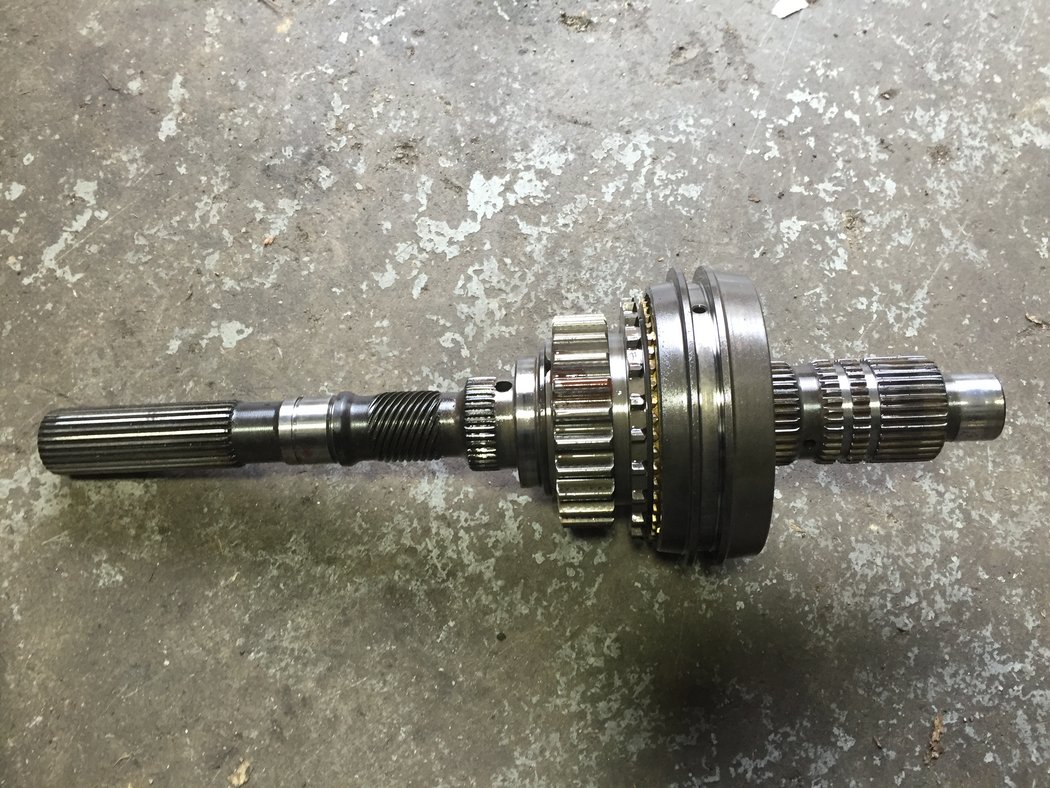 Bent main shaft